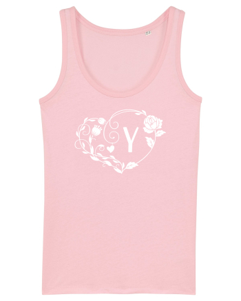 Litera Y - alb Cotton Pink