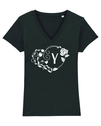 Litera Y - alb Black
