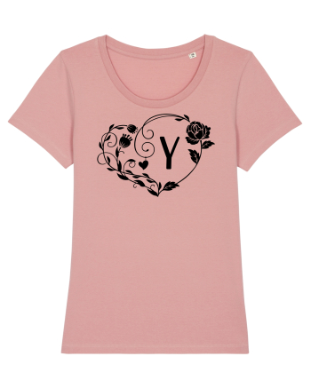 Litera Y - negru Canyon Pink