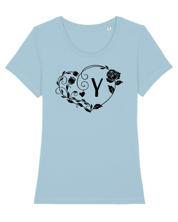 Litera Y - negru Sky Blue