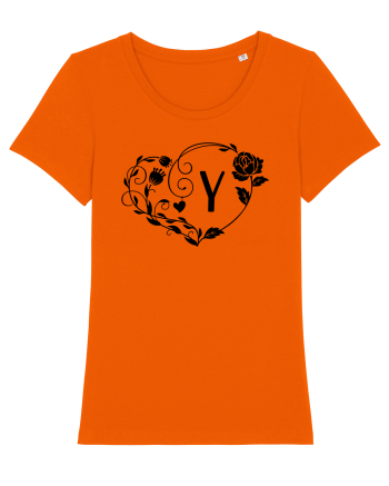 Litera Y - negru Bright Orange