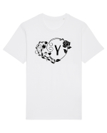 Litera Y - negru Tricou mânecă scurtă Unisex Rocker