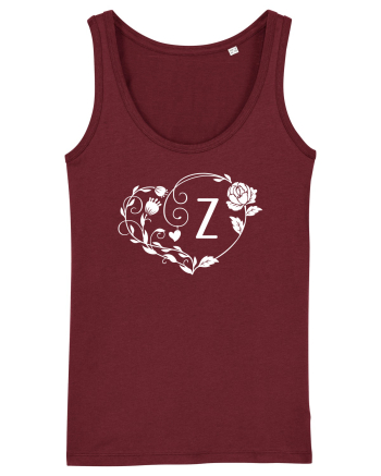 Litera Z - alb Burgundy