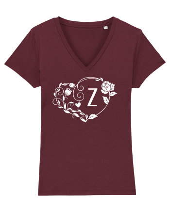Litera Z - alb Burgundy