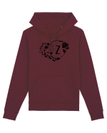 Litera Z - negru Hanorac Unisex Drummer