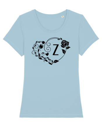 Litera Z - negru Sky Blue