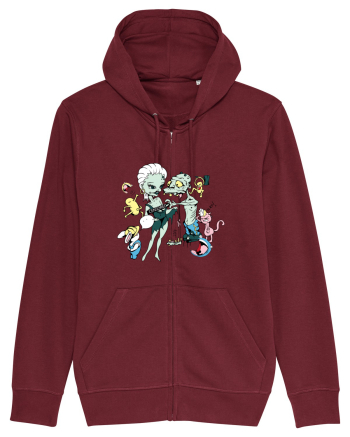 Monsters In Love Burgundy