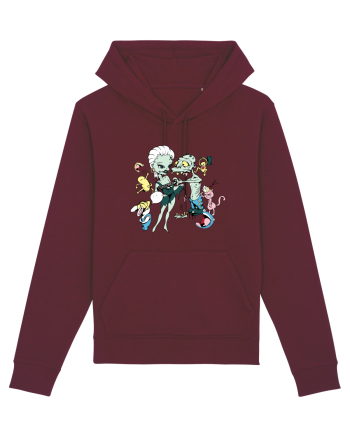 Monsters In Love Burgundy