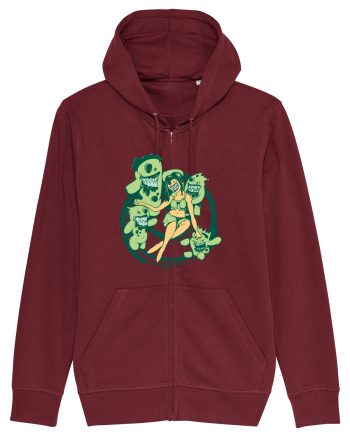 Toxic Monsters Burgundy