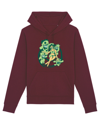 Toxic Monsters Burgundy