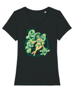 Toxic Monsters Tricou mânecă scurtă guler larg fitted Damă Expresser