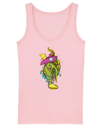 Octopus Pirate Cotton Pink