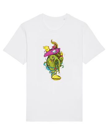 Octopus Pirate White