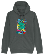 Forest Ghost Hanorac cu fermoar Unisex Connector