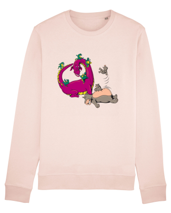Dragons and Hippos Candy Pink