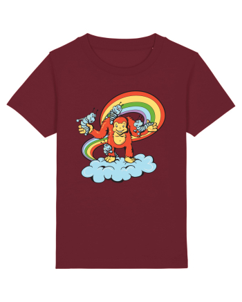 Rainbow Monkey Burgundy