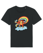 Rainbow Monkey Tricou mânecă scurtă Unisex Rocker