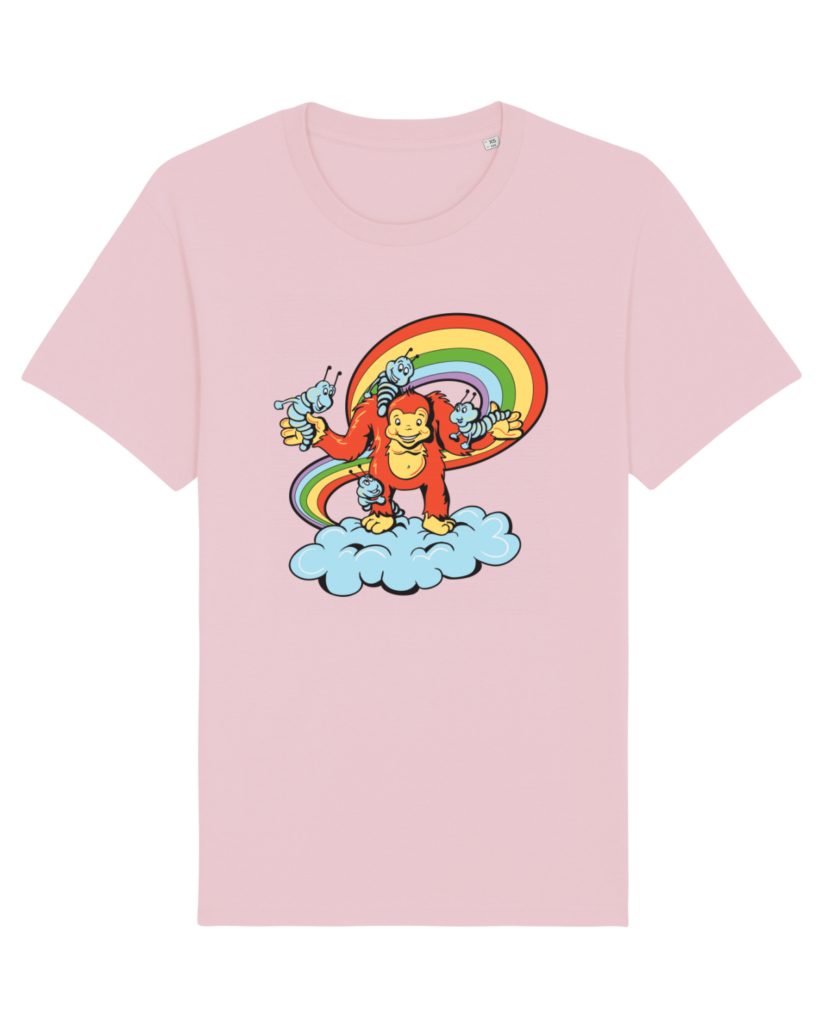 Tricou mânecă scurtă Unisex Rocker Cotton Pink