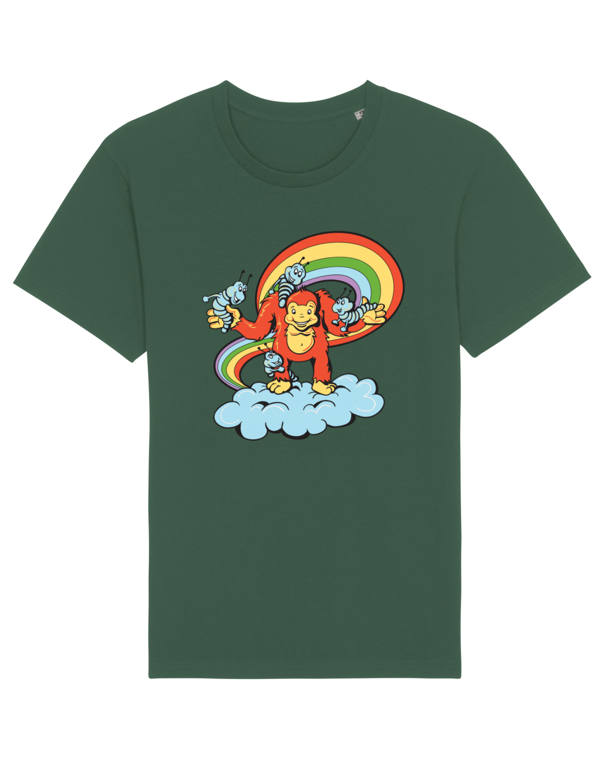 Tricou mânecă scurtă Unisex Rocker Bottle Green