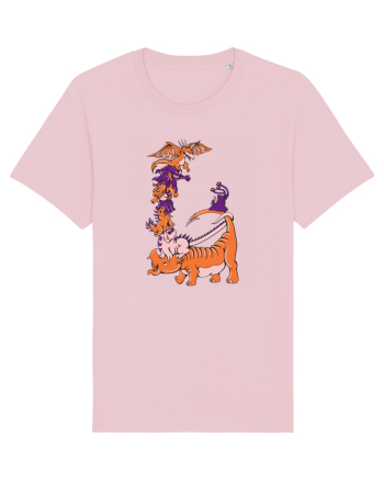 Monsters Tower Cotton Pink