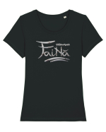 Mândruță faină - V2 Tricou mânecă scurtă guler larg fitted Damă Expresser