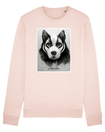 husky dog Candy Pink