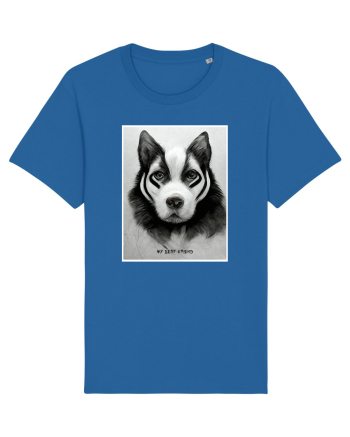 husky dog Royal Blue