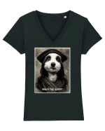boss dog Tricou mânecă scurtă guler V Damă Evoker