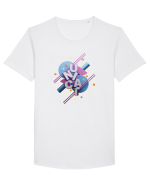 Unicat Tricou mânecă scurtă guler larg Bărbat Skater