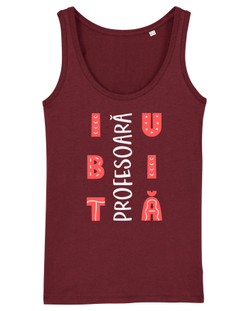 Profesoară iubită Burgundy