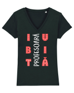 Profesoară iubită Tricou mânecă scurtă guler V Damă Evoker