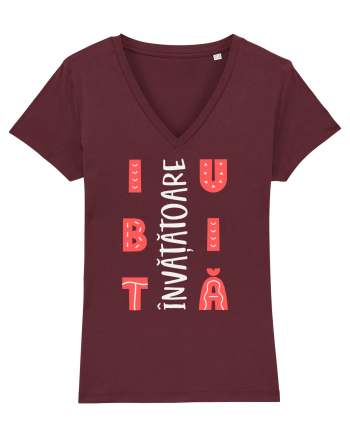 Învățătoare iubită Burgundy