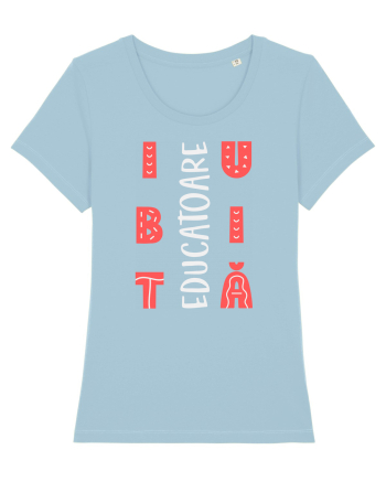 Educatoare iubită Sky Blue
