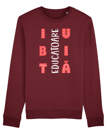 Educatoare iubită Burgundy