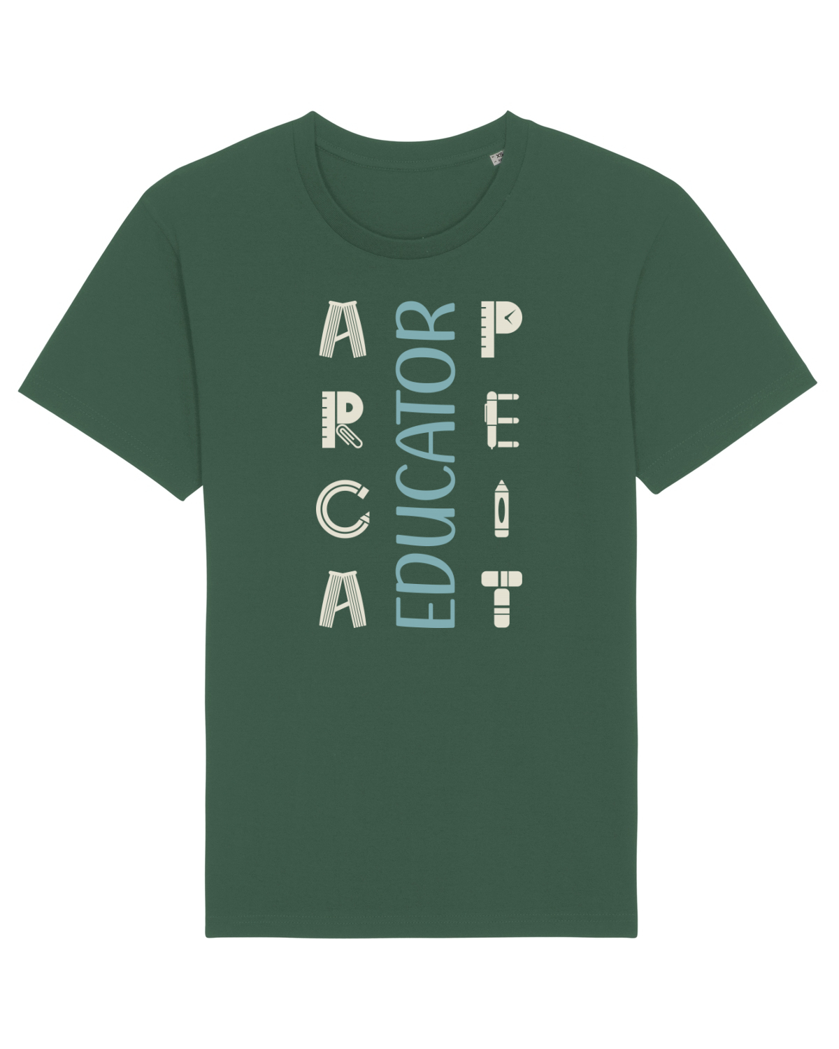 Tricou mânecă scurtă Unisex Rocker Bottle Green
