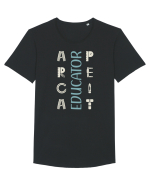 Educator apreciat Tricou mânecă scurtă guler larg Bărbat Skater