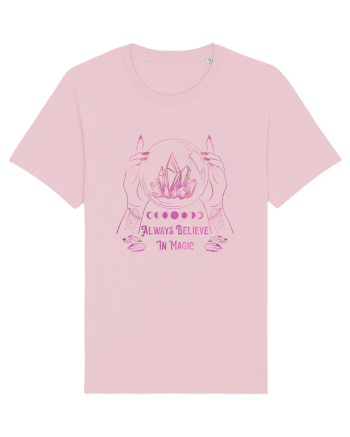 Always Believe In Magic Mystic Celestial Cotton Pink