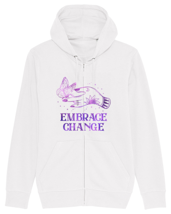 Embrace Change Witch Butterfly White