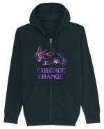 Embrace Change Witch Butterfly Hanorac cu fermoar Unisex Connector