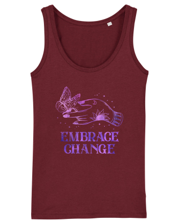 Embrace Change Witch Butterfly Burgundy