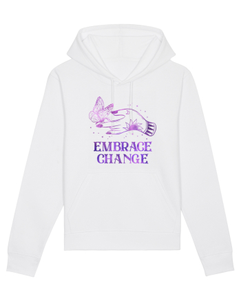 Embrace Change Witch Butterfly White