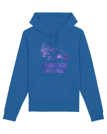 Embrace Change Witch Butterfly Royal Blue