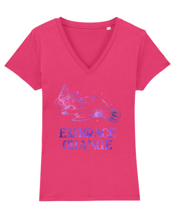 Embrace Change Witch Butterfly Raspberry