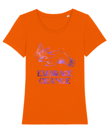 Embrace Change Witch Butterfly Bright Orange
