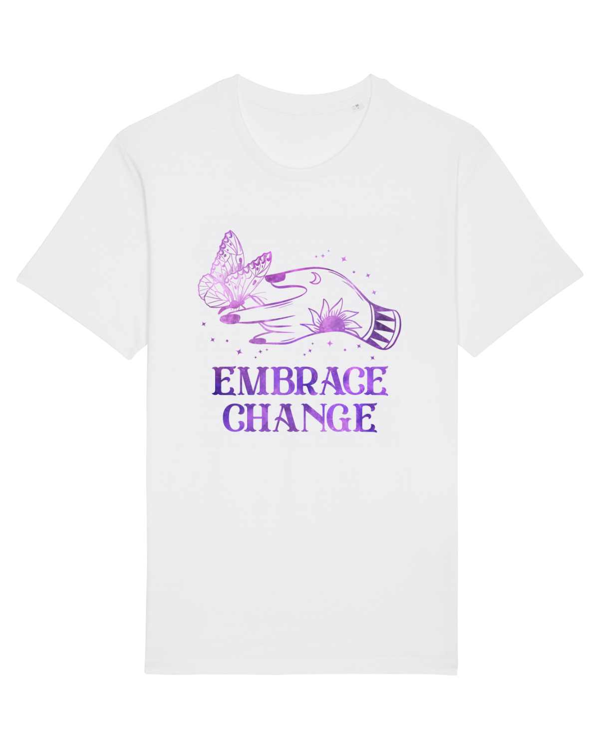 Tricou mânecă scurtă Unisex Rocker White
