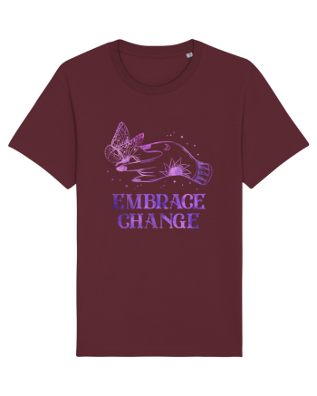 Embrace Change Witch Butterfly Burgundy