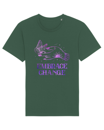 Embrace Change Witch Butterfly Bottle Green