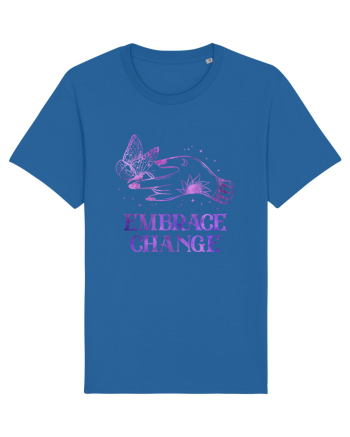 Embrace Change Witch Butterfly Royal Blue