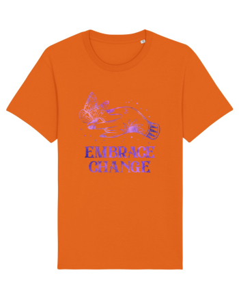 Embrace Change Witch Butterfly Bright Orange