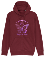 It's Just A Phase Butterfly Hanorac cu fermoar Unisex Connector